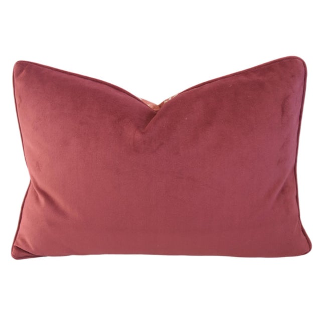 2020s Italian Mariano Fortuny Fragonard Botanical Feather/Down Pillow For Sale - Image 5 of 5
