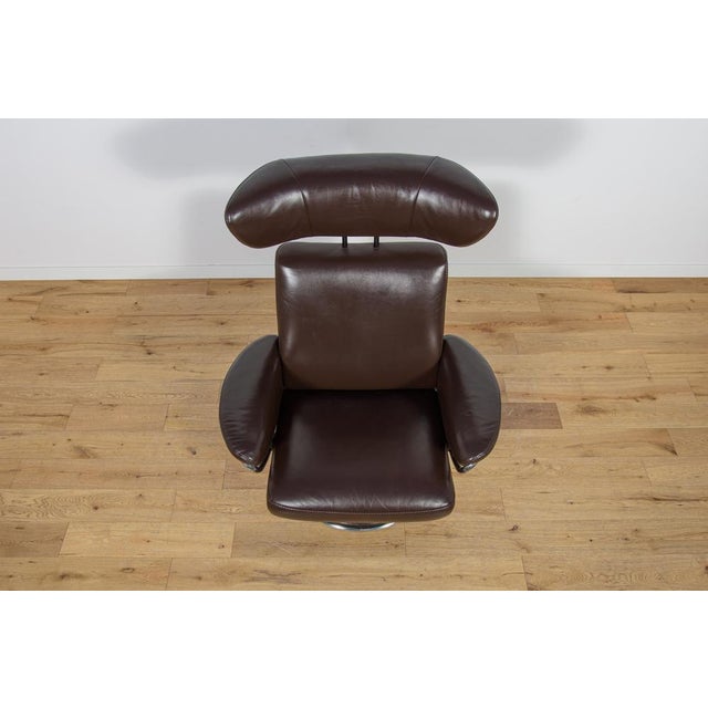 Set of Ergonomic Lounge Chair with Ottoman from Ekornes Stressless, 2000s For Sale - Image 11 of 18