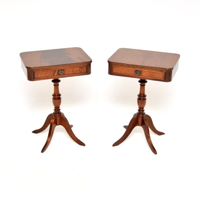 Antique Regency Side Tables, 1950s, Set of 2 For Sale - Image 13 of 13