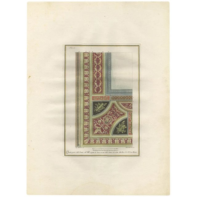 Albertolli, Ornaments Tav. IV, 1782, Paper For Sale