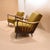 Armchairs with a distinctive, refined, and elegant design, attributed to designer Paolo Buffa. The seat is very...
