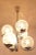 The textured glass globes each fit one E14 bulb (max 60W). European Plug (up to 250V).The wiring of this item may be...