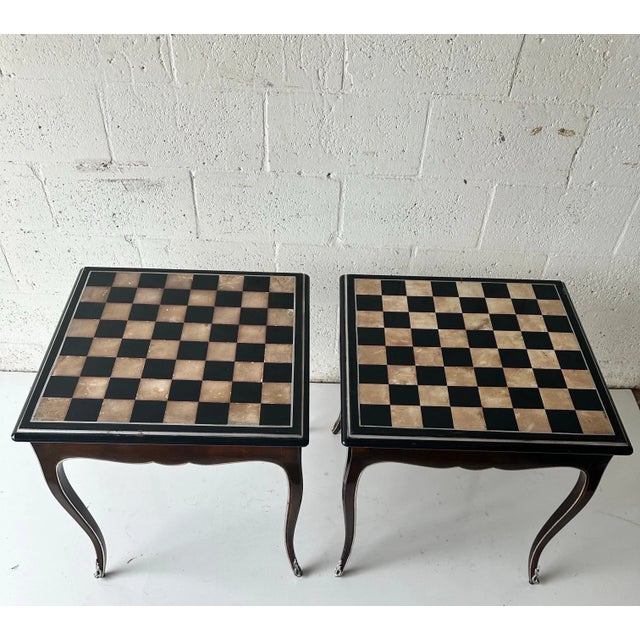 neoclassical side tables from the Plaza Athénée - A Pair For Sale - Image 12 of 12