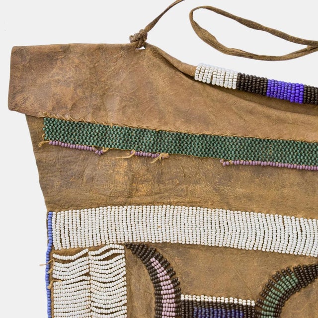 Early 20th Century Early 20th Century Ndebele Beaded Liphotu Married Women's Apron Sidley Collection For Sale - Image 5 of 11