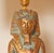 Gold Vintage Italian Lamps Ceramic Figural Table Lamps King Tut and Cleopatra - A Pair For Sale - Image 8 of 13