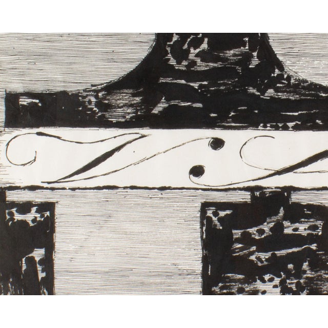 “I vs. U” Ink Drawing by James Spencer Russell For Sale - Image 4 of 8