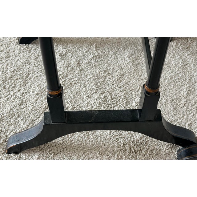 Black Lacquered Chinoiserie Nesting Tables by Beacon Hill For Sale - Image 13 of 18