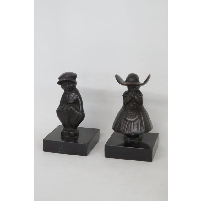 Dutch Boy and Girl Figurine 4615b For Sale - Image 12 of 15