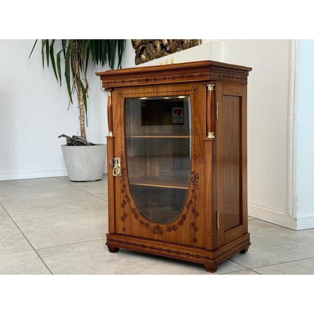 Antique Empire Column Bookcase For Sale - Image 13 of 13