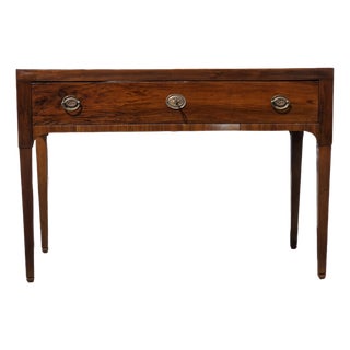 Empire Walnut Writing Desk, Venice, Italy, 19th Century For Sale