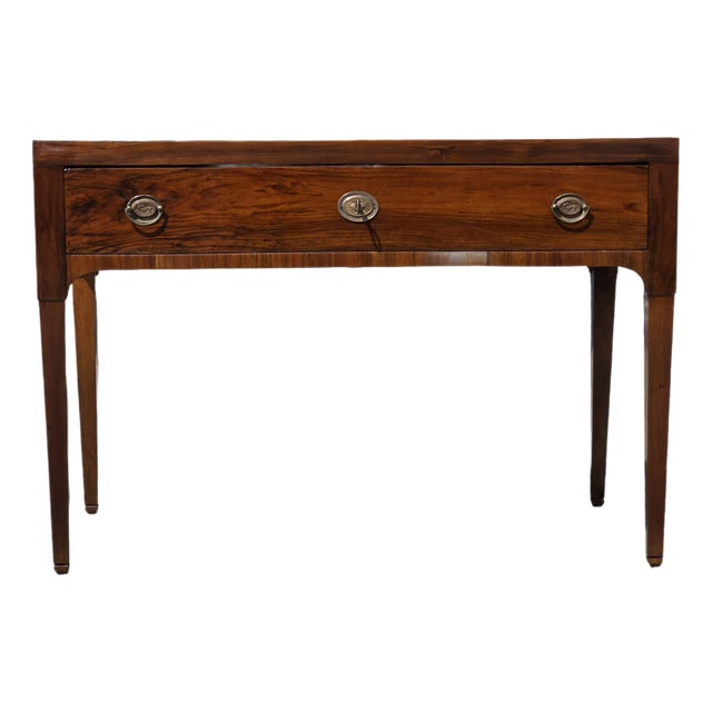 Empire Walnut Writing Desk, Venice, Italy, 19th Century For Sale