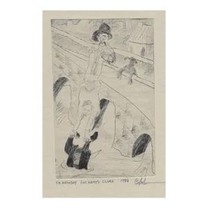 1988 Faust Cloak Washday Etching