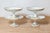 Ceramic Mid 20th Century English Porcelain Compotes and Plates with Floral Décor and Gilt Trim For Sale - Image 7 of 12