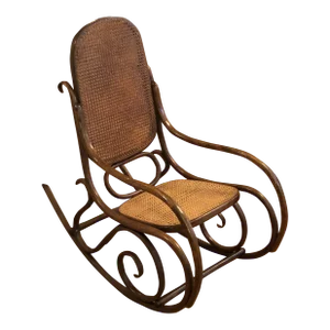 Vintage Thonet-Style Bentwood Rocker
