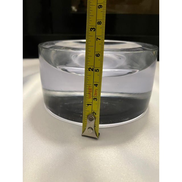 Glass Murano Glass Bowl or Ashtray in the style of Seguso Vetri, Italy For Sale - Image 7 of 9