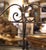 Mid-Century French Wrought Iron Four-Tier Baker's Rack With Brass Accents For Sale - Image 4 of 12