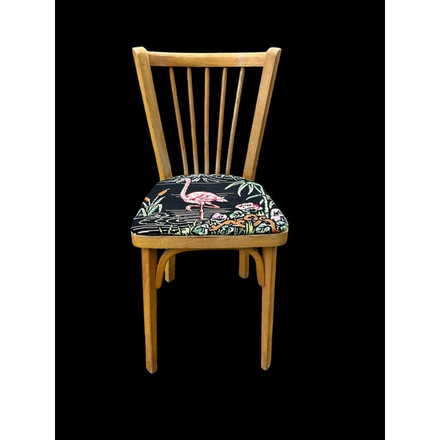 Vintage Chair in Beech from Baumann, 1950s For Sale - Image 10 of 10