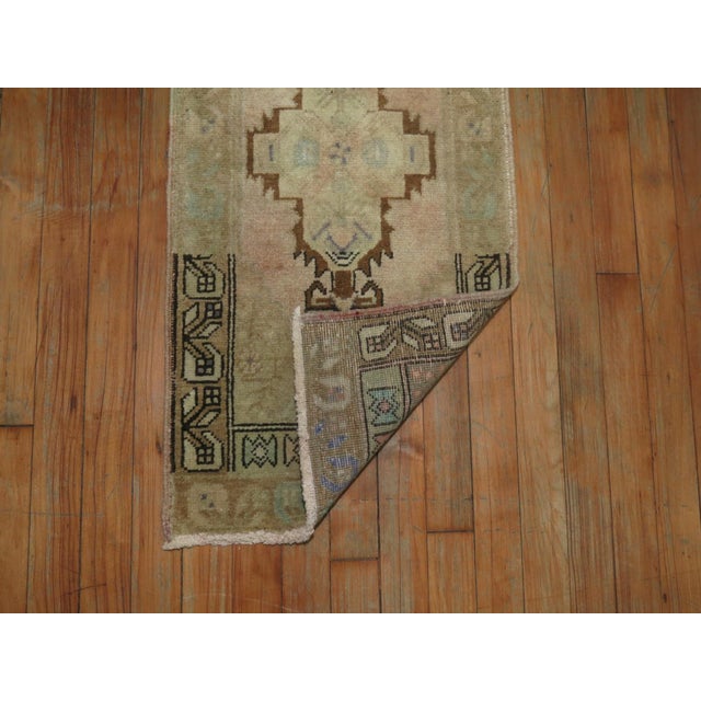Turkish Vintage Turkish Rug Mat - 1'5" x 3'2" For Sale - Image 3 of 3