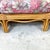 Vintage Palm Beach Style Rattan Sofa With Architectural Lattice Back For Sale - Image 18 of 18