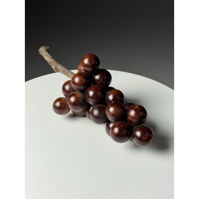 Vintage Grape Cluster in Alabaster For Sale - Image 9 of 14