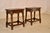 Pair of 19th century elm joint stools from England. This is a lovely pair of 19th century elm joint stools with single...