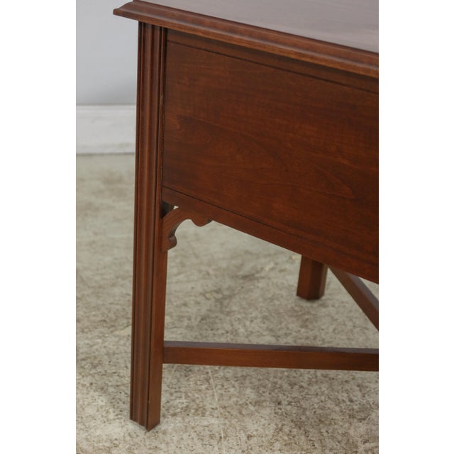 Pennsylvania House Pennsylvania House Chippendale Cherry Living Room End Table For Sale - Image 4 of 8