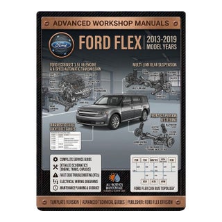 Ford Flex 2013-2019, Car Repair Manual, Workshop Guide Book For Sale