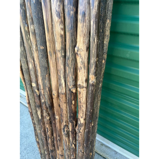 Early 20th Century Rustic Adirondack Twig Console Table For Sale - Image 9 of 12