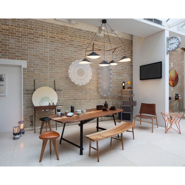 Gray Emily Group of Five Semi Matte Paint Pendant from Moss Objects For Sale - Image 8 of 11