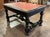 Italian Baroque Black Lacquered Writing Table With Red Leather Top For Sale - Image 4 of 6