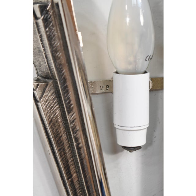 A Pair of French Art Deco Wall Sconces by Maynadier - 1930 France - 2 Pairs Available For Sale - Image 10 of 11