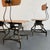 1940s Set of Three Industrial Adjustable Shop Chairs by Toledo Metal Furniture Co. For Sale In New York - Image 6 of 9