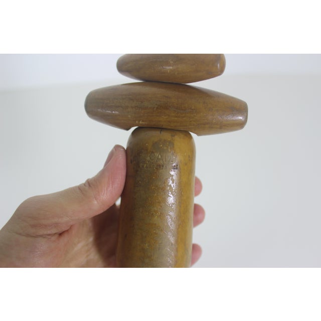 Vintage French Wood Corkscrew, Wine Opener, Bar Tool, Screw Pull, Wine Key, Bar Cart Styling, Gift for Him Her Wine Lover, Tire Bouchon For Sale - Image 9 of 9
