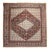 Early 20th Century Zabihi Collection Dramatic Persian Hamedan Serab Decorative Square Room Rug - 10'9" x 12'8" For Sale