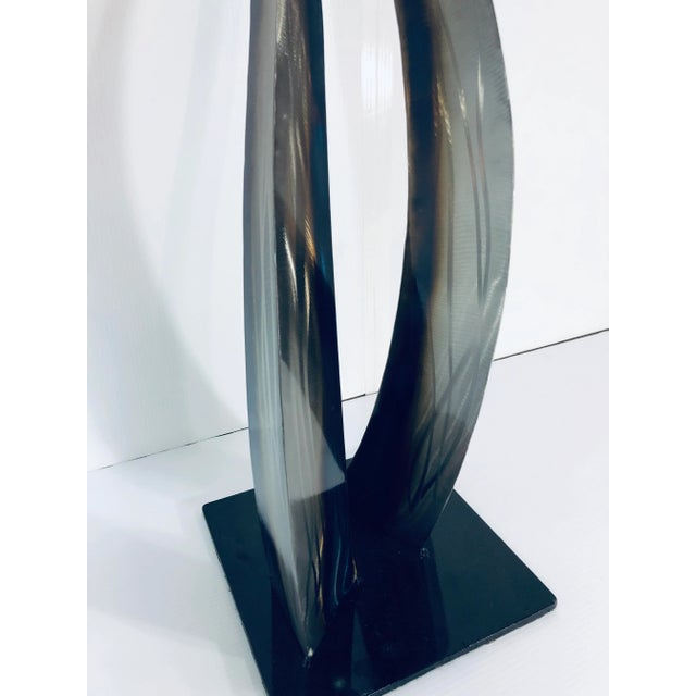 Contemporary Curtis Jere Steel Floor Sculpture, 2007 For Sale - Image 9 of 13