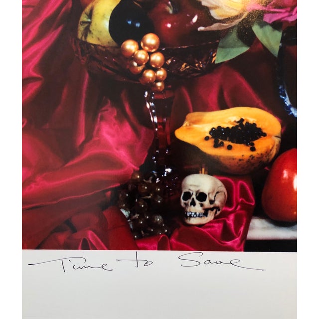 1980s Audrey Flack, Pop Art Vintage Color Photograph Dye Transfer Print "Time to Save" Audrey Flack, 1984 For Sale - Image 5 of 11