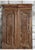 Mid-Century Modern Vintage Floral Carved Double Doors – Rustic Farmhouse Reclaimed Wood Barn Door Set 80x29 For Sale - Image 3 of 4