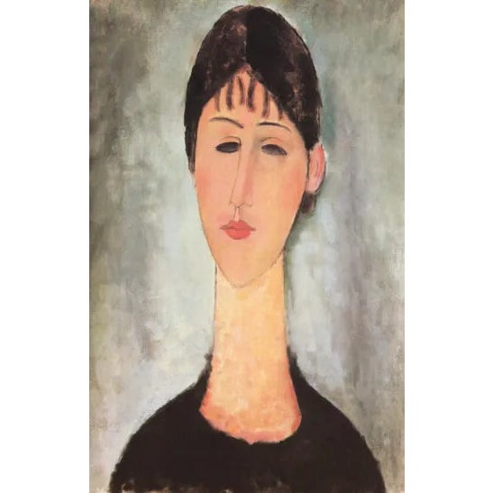 Artist: Amedeo Modigliani Country: Italy Title: portrait of Mme zborowska Medium: Giclee Marks: Numbered limited edition...