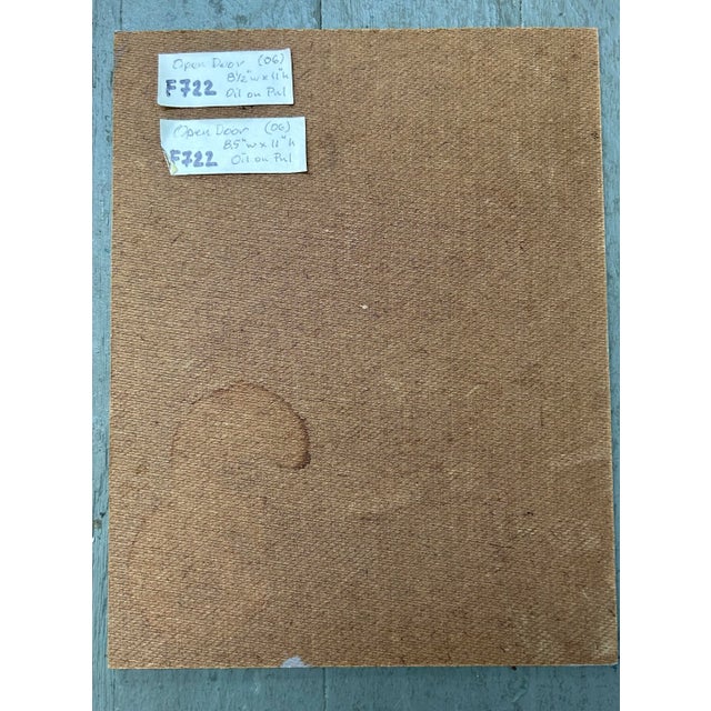 2010s Contemporary Oil Painting on Panel of Nude Woman 8.5” X 11” by Artist Harold Grote For Sale - Image 5 of 6