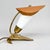 Art Deco Brass & Milk Glass Table Lamp, 1930s For Sale - Image 12 of 13