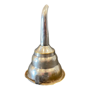 Antique French Silverplate Wine Funnel