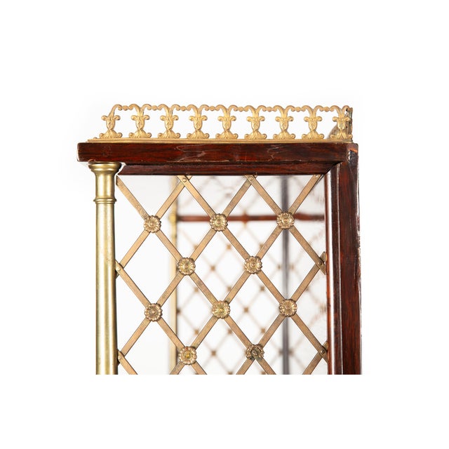 Pair of English Regency Rosewood Bookcase Cabinets Att. John McLean C. 1820 For Sale - Image 13 of 18