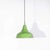 Industrial Green Enamel Single Pendant Lamp, 1940s For Sale - Image 6 of 13