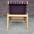 2000 - 2009 Jens Risom for Knoll Maroon Strap Lounge Chair For Sale - Image 5 of 12