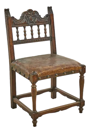 Vintage Side Chair in Wood