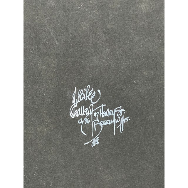 Fred Newman Framed Etching "The Towers of London" Signed For Sale In Boston - Image 6 of 7