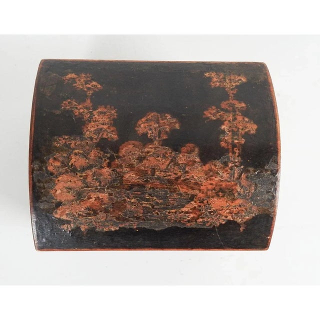 Late 19th Century Antique Pastoral Scene Tea Caddy Box For Sale - Image 5 of 13