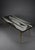 Abstract Black and White Glass Mosaic Coffee Table with Brass Legs by Berthold Müller, 1955 For Sale - Image 18 of 18
