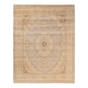 Mogul Hand-Knotted Area Rug - Ivory, 8' 1" x 10' 4"