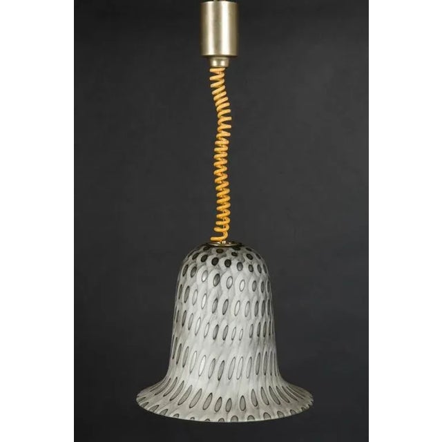 Glass Mid-Century Pendant by Aloys Ferdinand Gangkofner for Peill & Putzler For Sale - Image 7 of 7